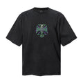 Saint Michael T Shirts Green Undead Rider Retro Motorcycle Streetwear