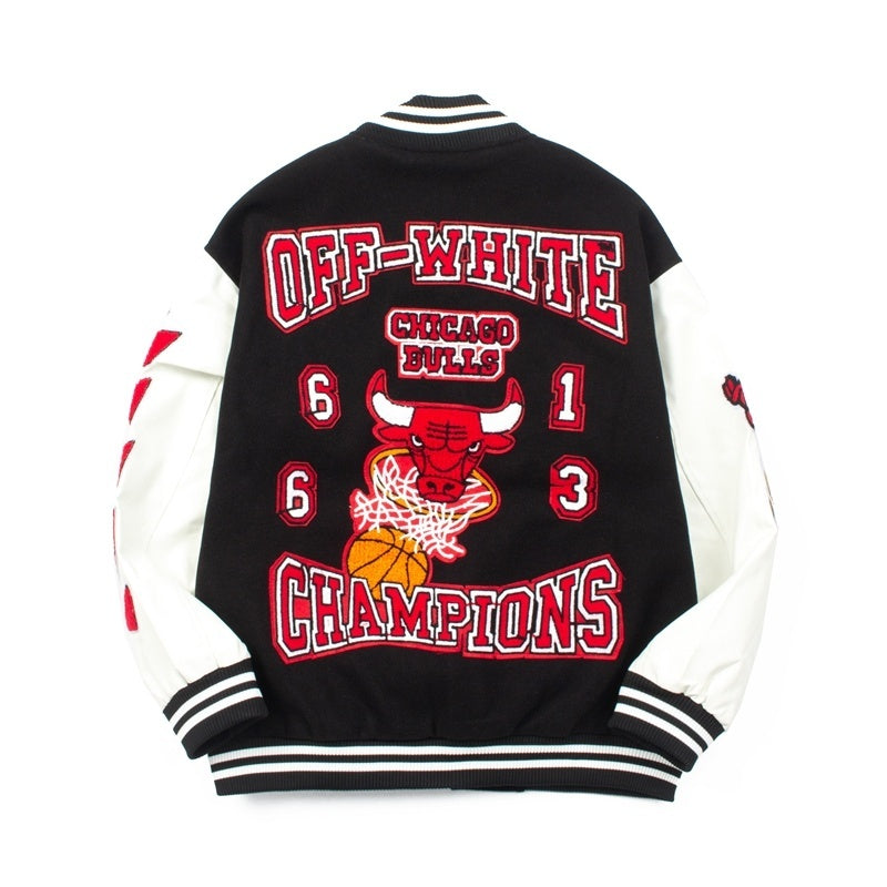 American-style baseball jacket Boys' Retro Embroidered Bomber Jacket (Curry Style) – New 2025 Spring/Autumn Collection
