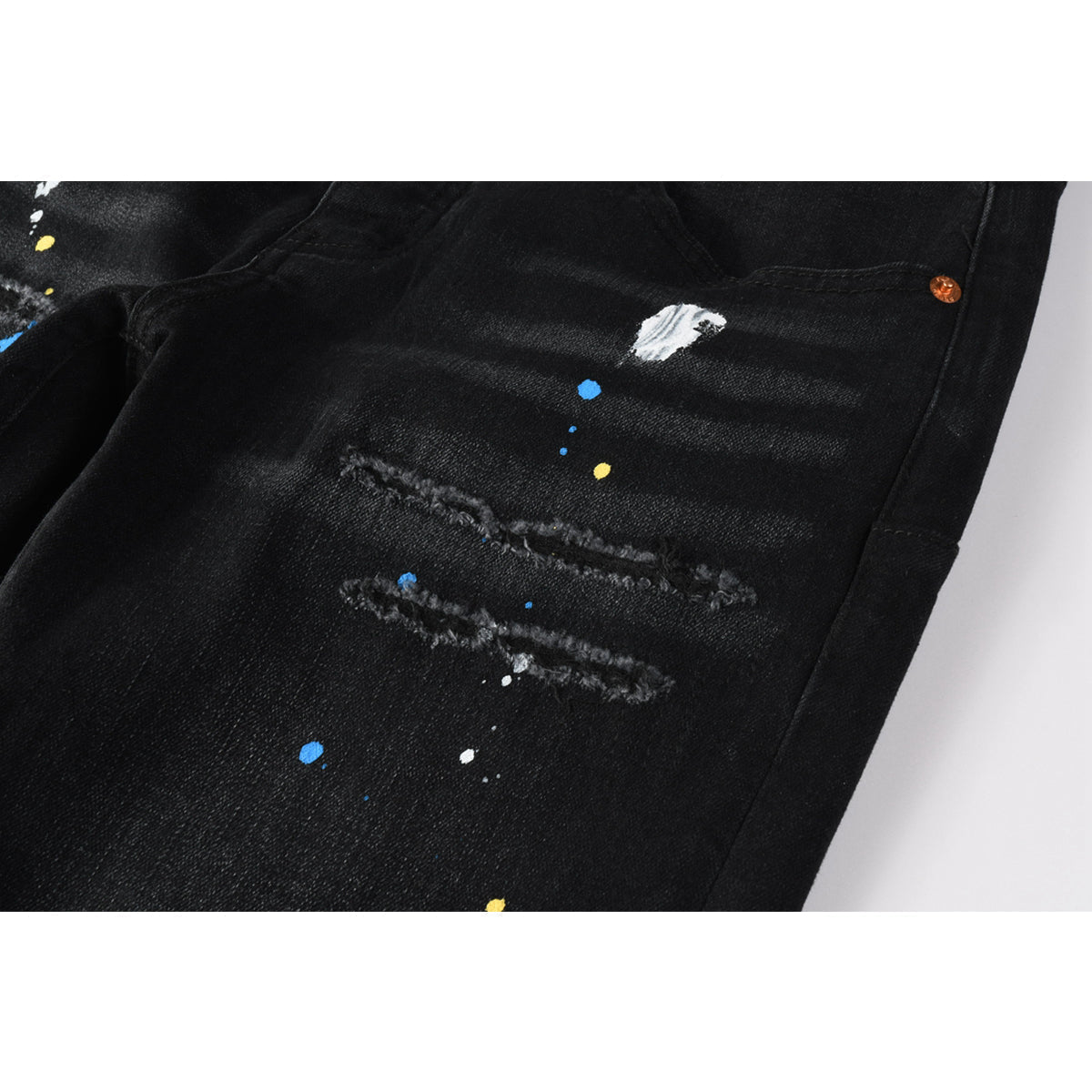 purple brand jeans High Street Distressed