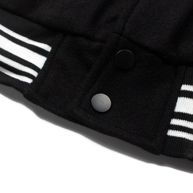 American-style baseball jacket Powered by Represent – Club Logo Embroidery (Vibe Style)