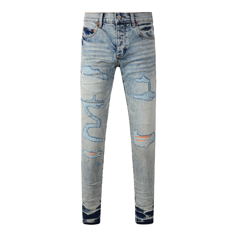 purple brand jeans Pure Cotton High Street Trend
