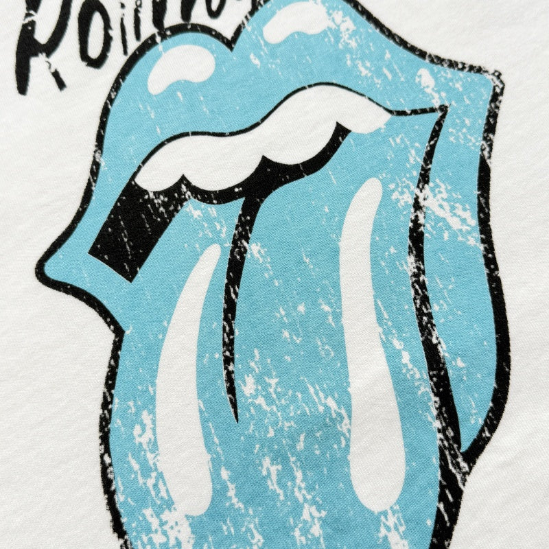 Unisex Vintage T Shirts Saint x The Rolling Stones "Happiness Tour" London Exclusive – Heavyweight 320g fabric (retaining its weight and quality after washing) featuring vintage single-stitch construction and blind-stitch detailing.