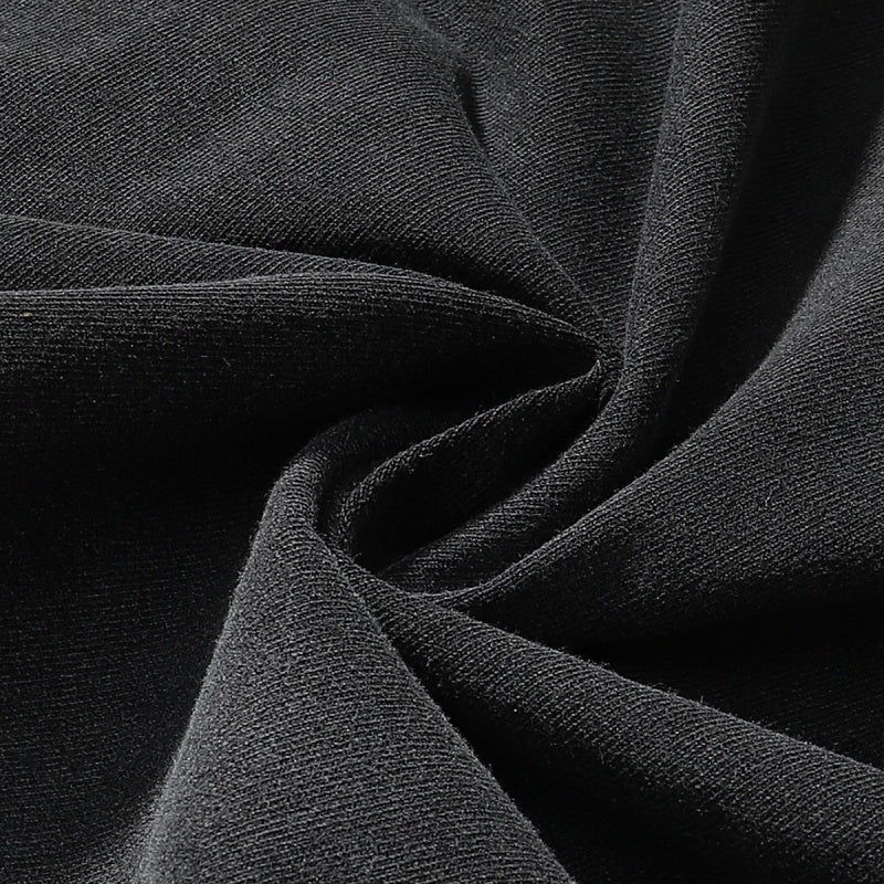 Saint Michael T Shirts Worn Out Black Saint Logo Diving Man Small Chest Print Loose Casual