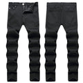 Mens Fashion Jeans pure black 5609# Pure cotton high quality