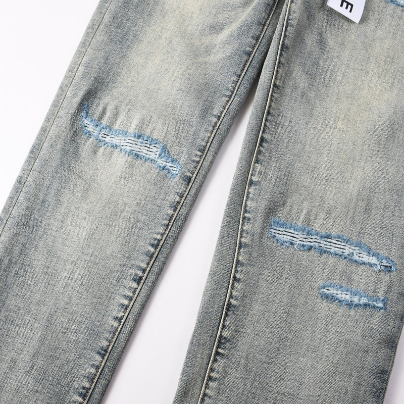 Purple brand Jeans High-quality pure cotton streetwear trousers line