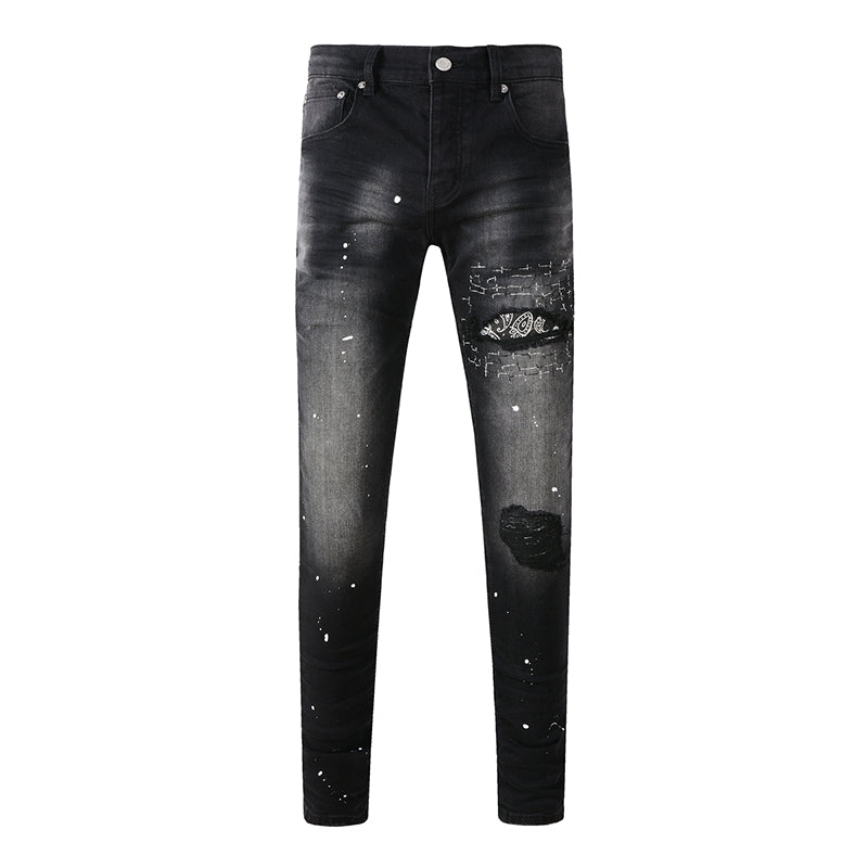 purple brand jeans Pure Cotton High Street Trend