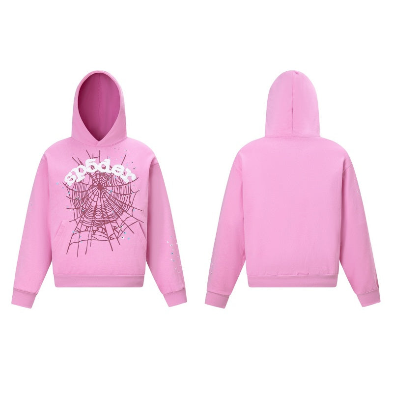Spiderweb hoodie High-quality pure cotton for autumn and winter