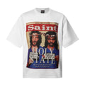 Saint Michael T Shirts Old Magazine Style Saint Holy State Streetwear Graphic