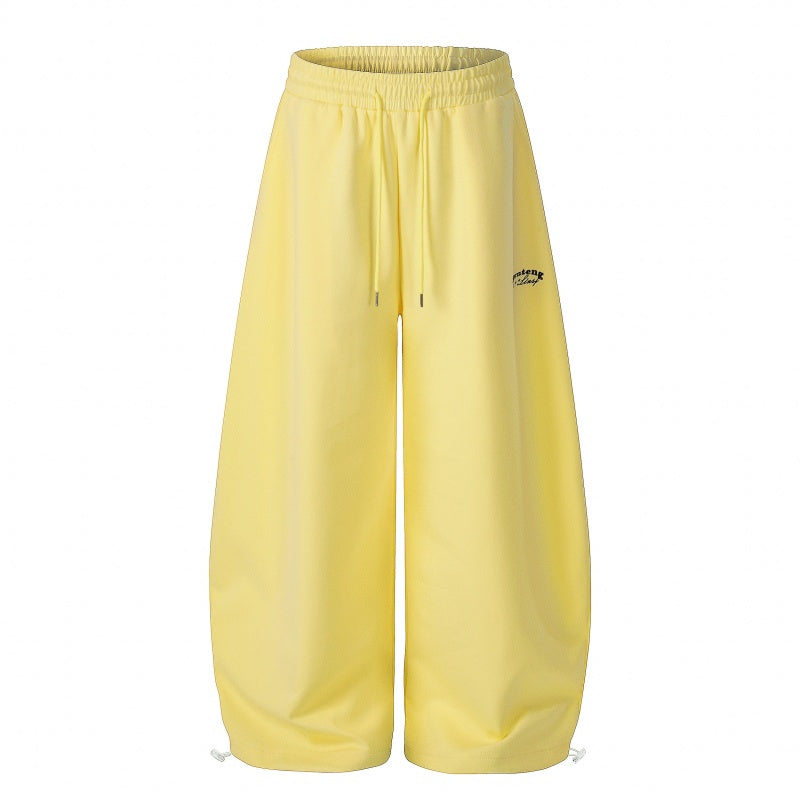 American-style streetwear harem pants Soft Candy Color Wide Balloon Pants