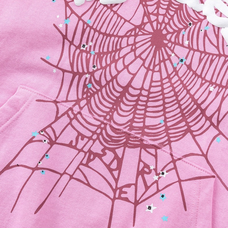Spiderweb hoodie High-quality pure cotton for autumn and winter