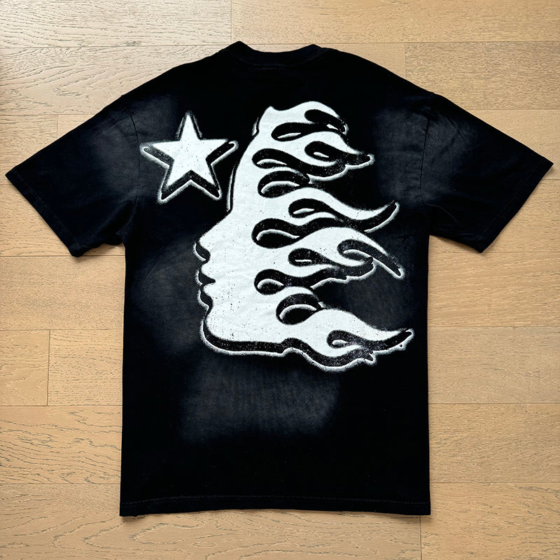 HS T-Shirt Designer style American streetwear, high-quality pure cotton.