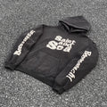 Unisex Vintage Hoodie Saint Michael "Saint & Sea" American Vintage-Style Hoodie with Puff-Print Graffiti Graphics