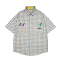 Unisex vintage T-shirt Polo shirt with a stand-up collar