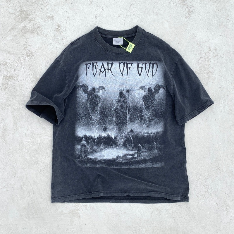 Unisex Vintage T Shirts Fear of God "Judgment and Redemption" Limited Edition (1-of-1) Vintage T-Shirt