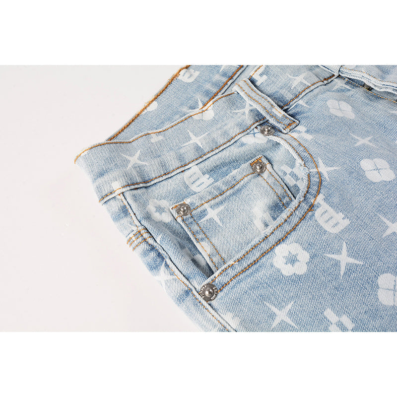 purple brand jeans Pure Cotton High Street Trend