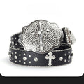Hip-Hop Punk Rhinestone Belt