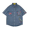 Unisex vintage T-shirt Polo shirt with a stand-up collar
