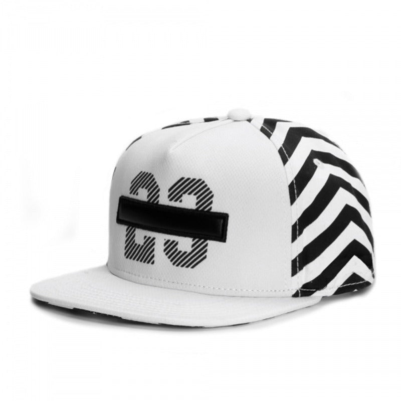 Trendy flat brimmed snapback hats