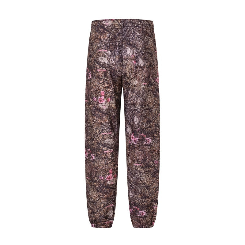 Spiderweb sweatpants High-quality pure cotton for autumn and winter Camouflage
