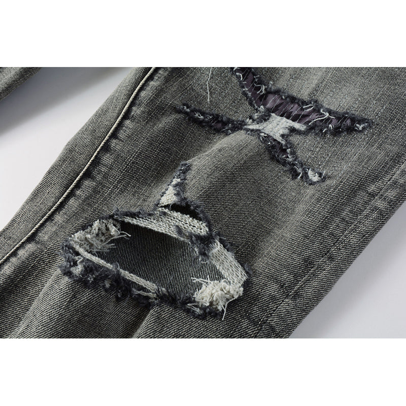 purple brand jeans Pure Cotton High Street Trend