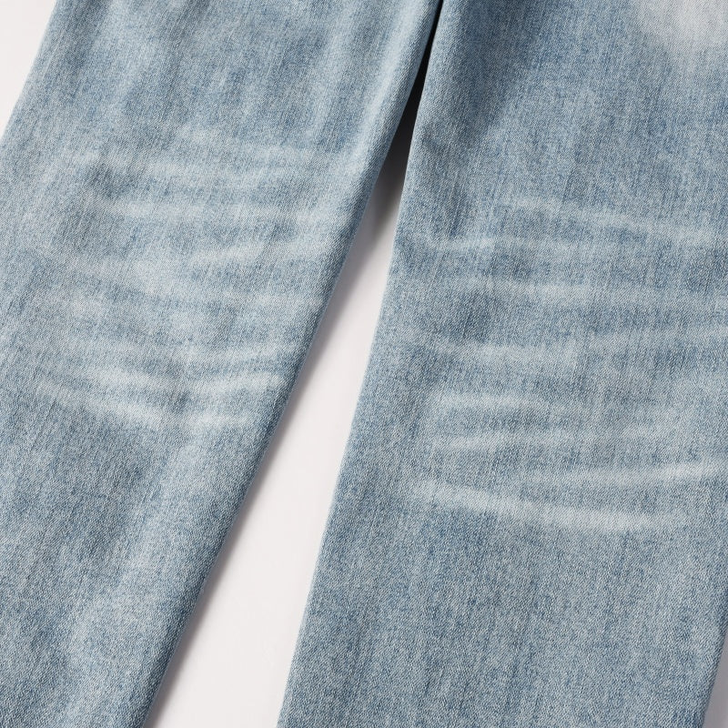 Purple brand Jeans High-quality pure cotton streetwear trousers Hole