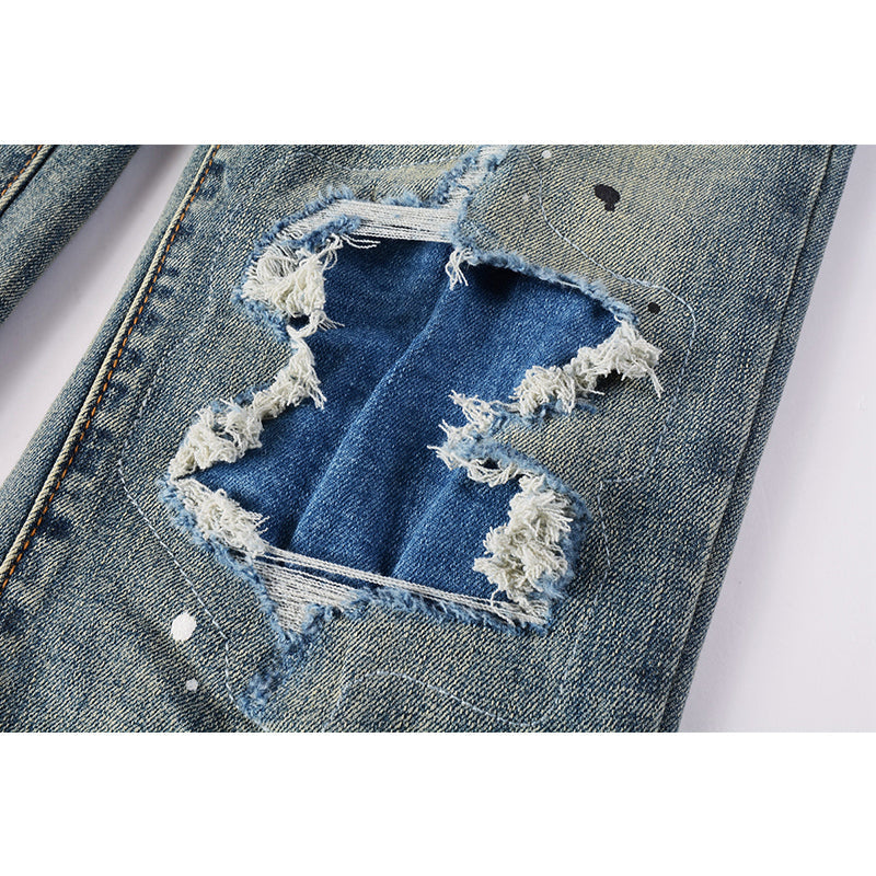 purple brand jeans Pure Cotton High Street Trend