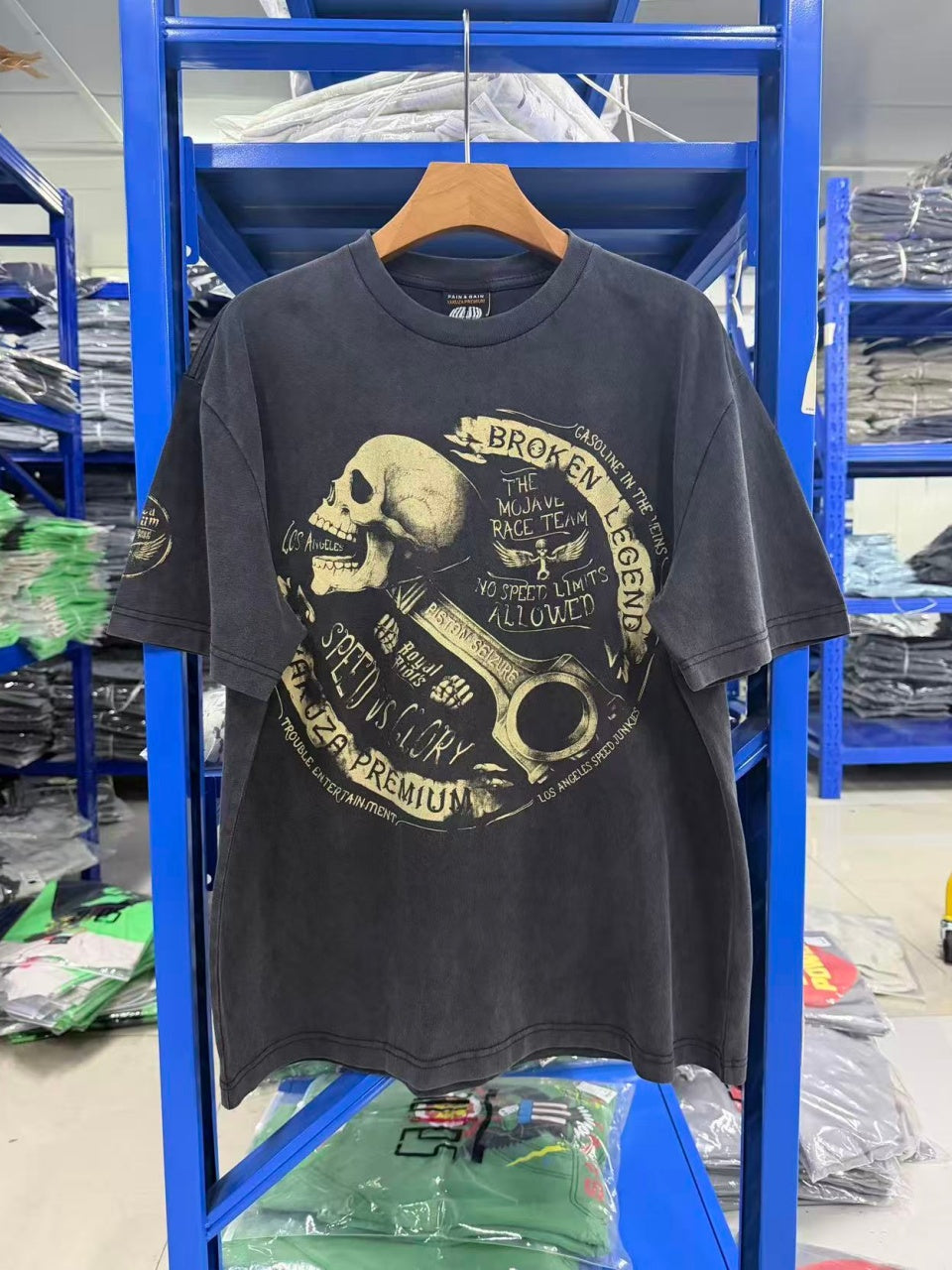 Vintage style washed summer wear T shirt