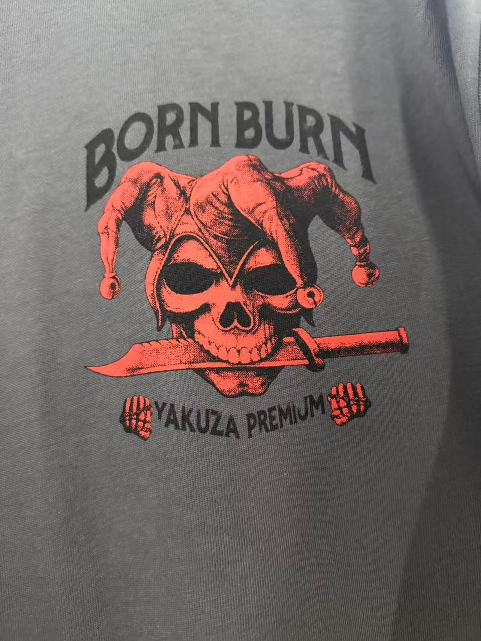 Vintage style washed summer wear T shirt Skull