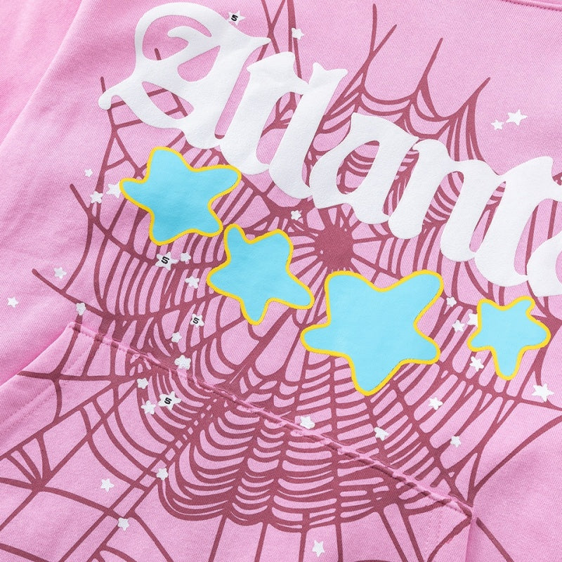 Spiderweb hoodie High-quality pure cotton for autumn and winter