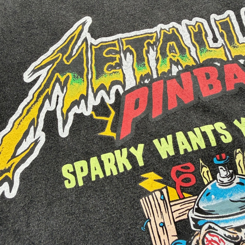 Unisex Vintage T Shirts GALLERY DEPT. x Metallica "Ride the Lightning" Limited Collaboration – Heavyweight, Distressed & Washed Boxy Punk-Style Streetwear T-Shirt