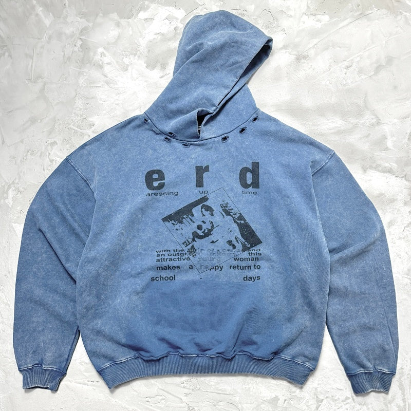 Unisex Vintage Hoodie"Silhouettes of the Past" Limited Edition Hoodie – Custom Heavyweight Fabric