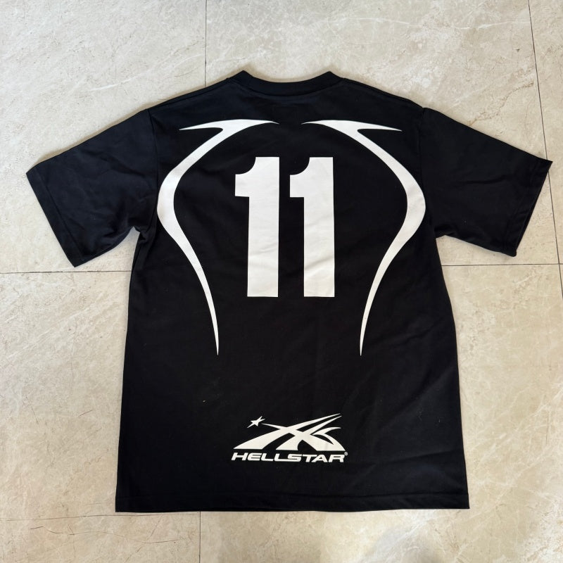 Vintage-style American T-shirt Number 11 Football Jersey Tee