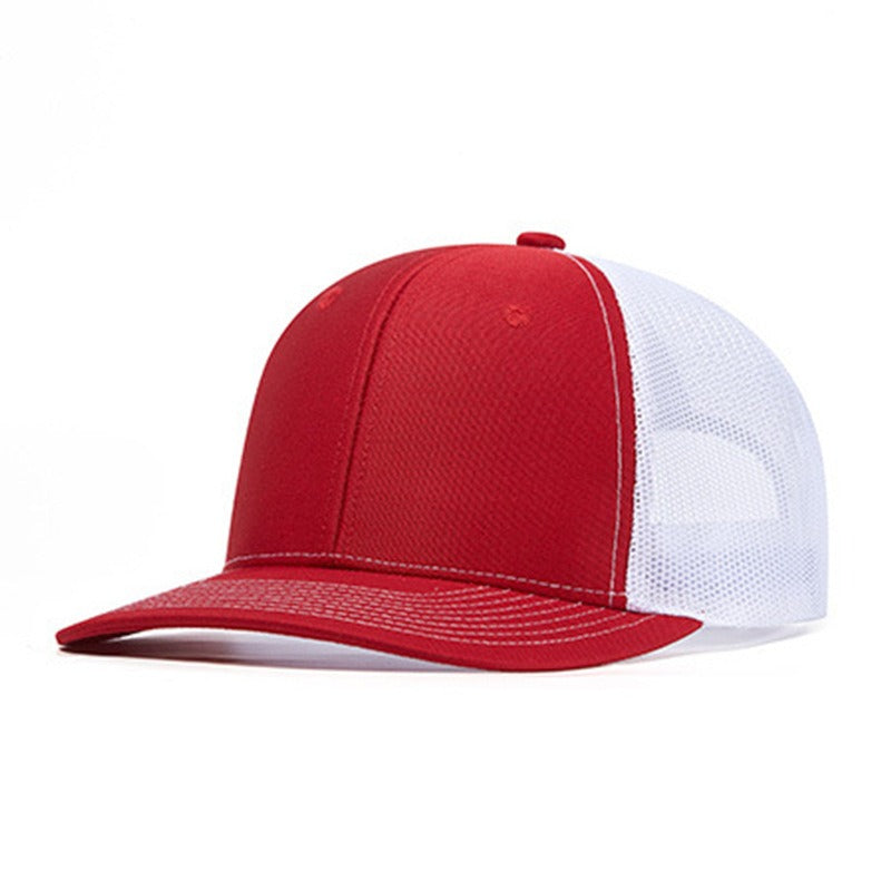 Trendy flat brimmed snapback hatsbreathable