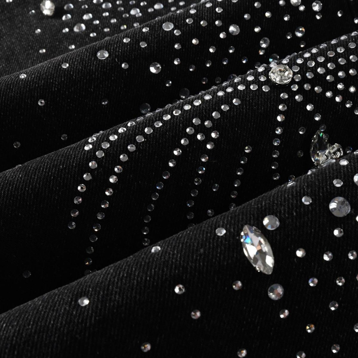 purple brand jeans Rhinestones #9125