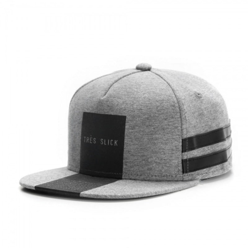 Trendy flat brimmed snapback hatsshade tres slick cap