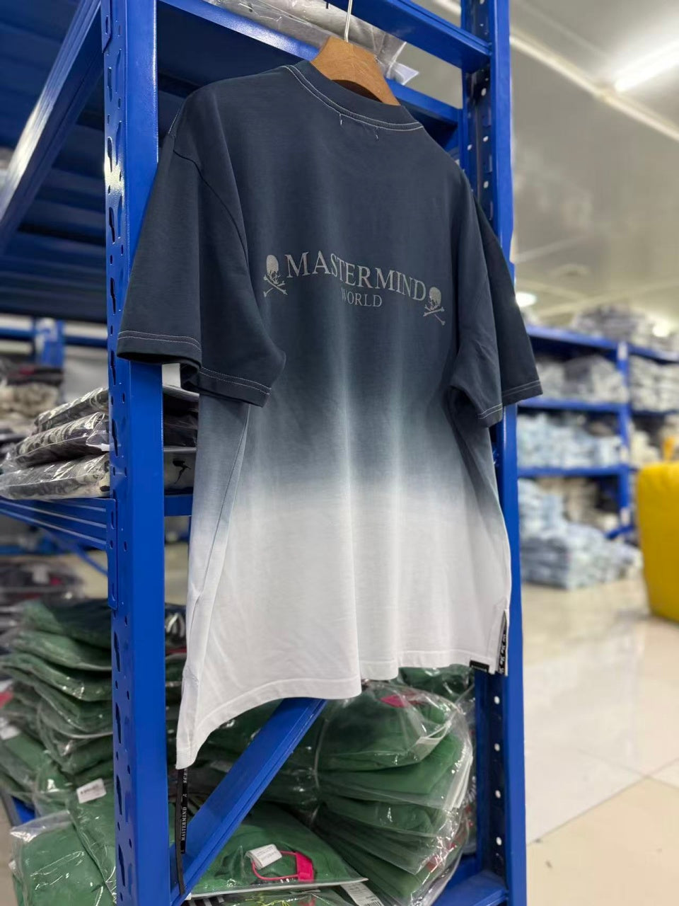 Vintage style washed summer wear T shirt Gradient color
