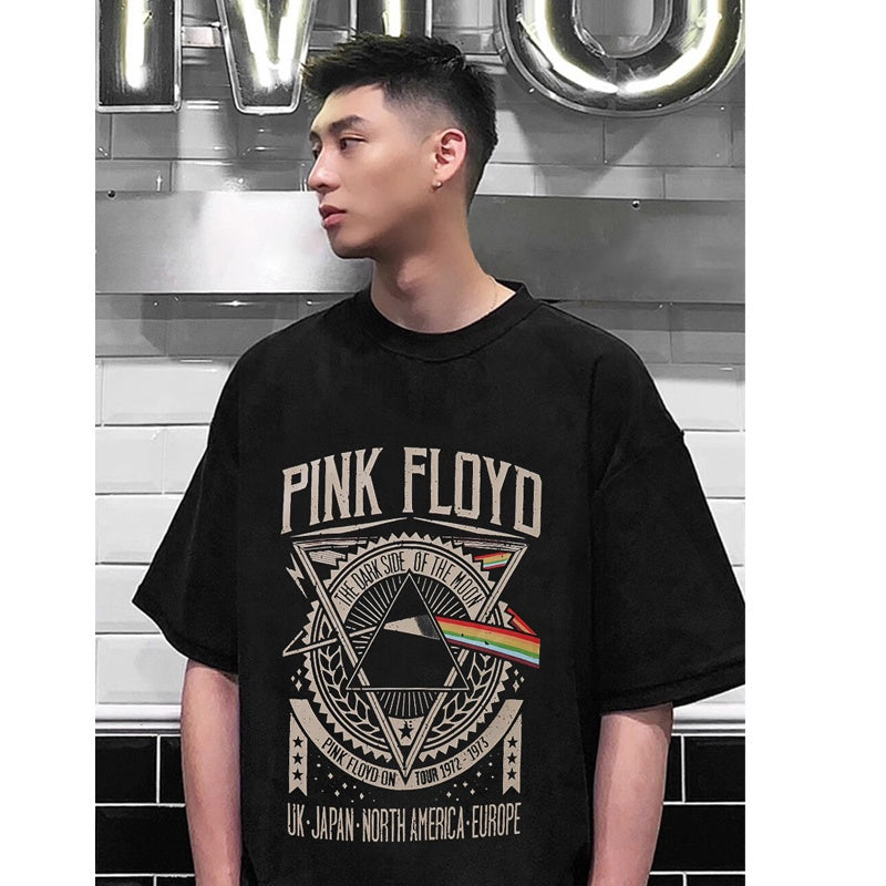Mens T-shirt Vintage Vintage Pink Floyd rock print