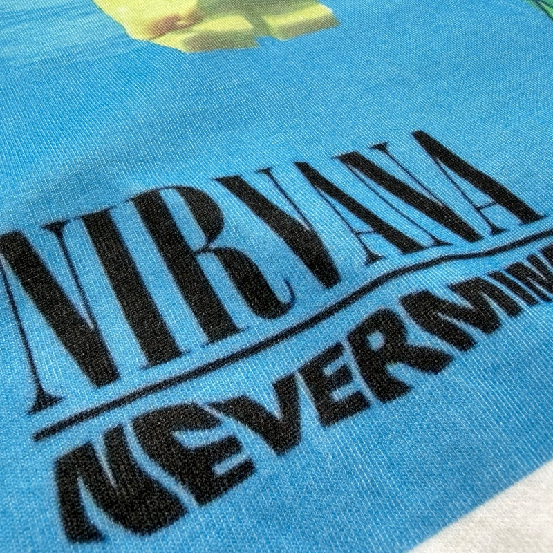 Unisex Vintage T Shirts SAINT × NIRVANA × LEGO Three-Way Collaboration "Dollar Baby" Limited Edition — Features heavyweight 320g fabric (matching the original specifications even after washing) and vintage single-stitch, top-and-bottom hem constructi