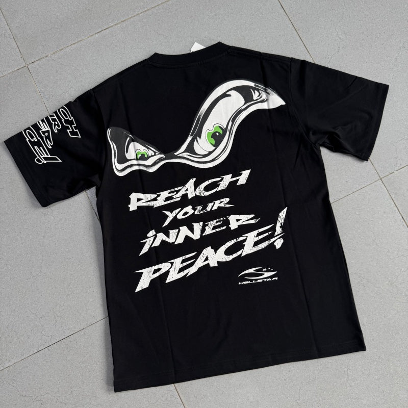Vintage-style American T-shirt Sacred Third Eye Dark Tone Motif