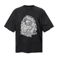Saint Michael T Shirts Rough Line Sketch Fingerprint Bold Text Graphic