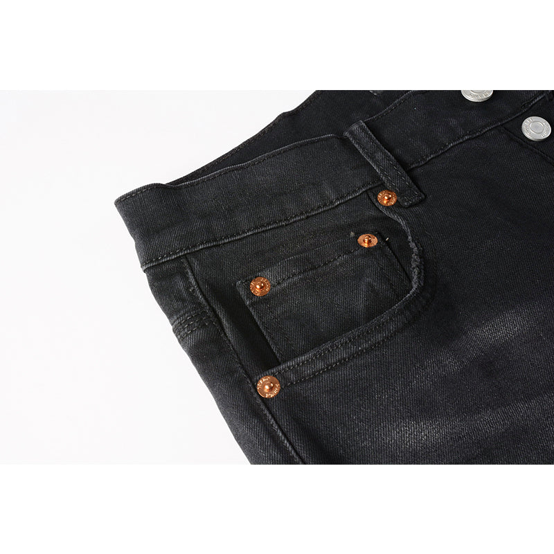 purple brand jeans Pure Cotton High Street Trend