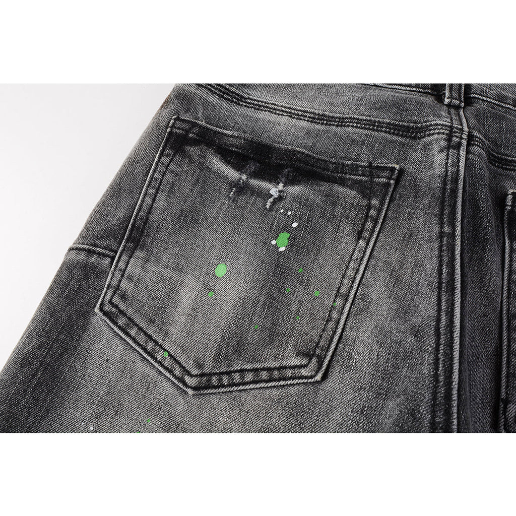 purple brand jeans Pure Cotton High Street Trend