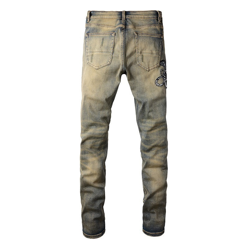 Men Trendy Jeans Pure cotton high quality