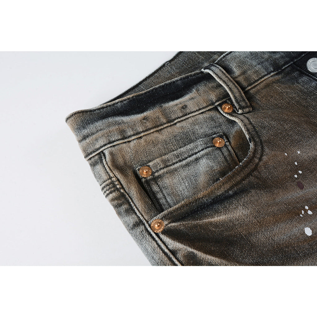 purple brand jeans Pure Cotton High Street Trend