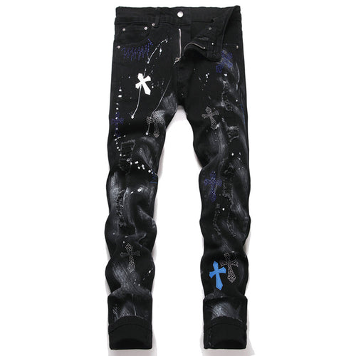 AMIRI Jeans High-quality distressed pure cotton