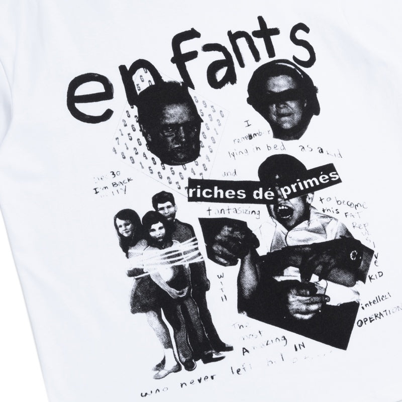 ERD T Shirts Vintage Monochrome Figure Splicing Graffiti Letter Graphic Motif
