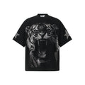 Unisex vintage T-shirt Black Tiger
