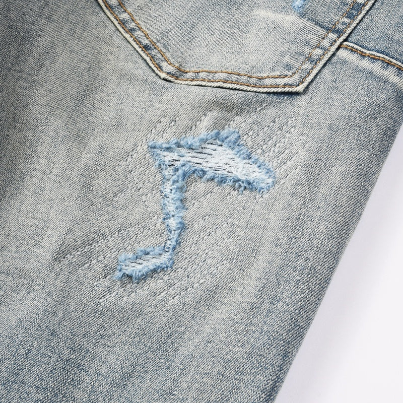 Purple brand Jeans High-quality pure cotton streetwear trousers line