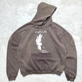 Unisex Vintage Hoodie Ethereal Portrait" Limited Edition Hoodie — Custom heavyweight fabric, handcrafted distressed detailing, and a natural fade effect achieved through Asute enzyme-abrasion washing.