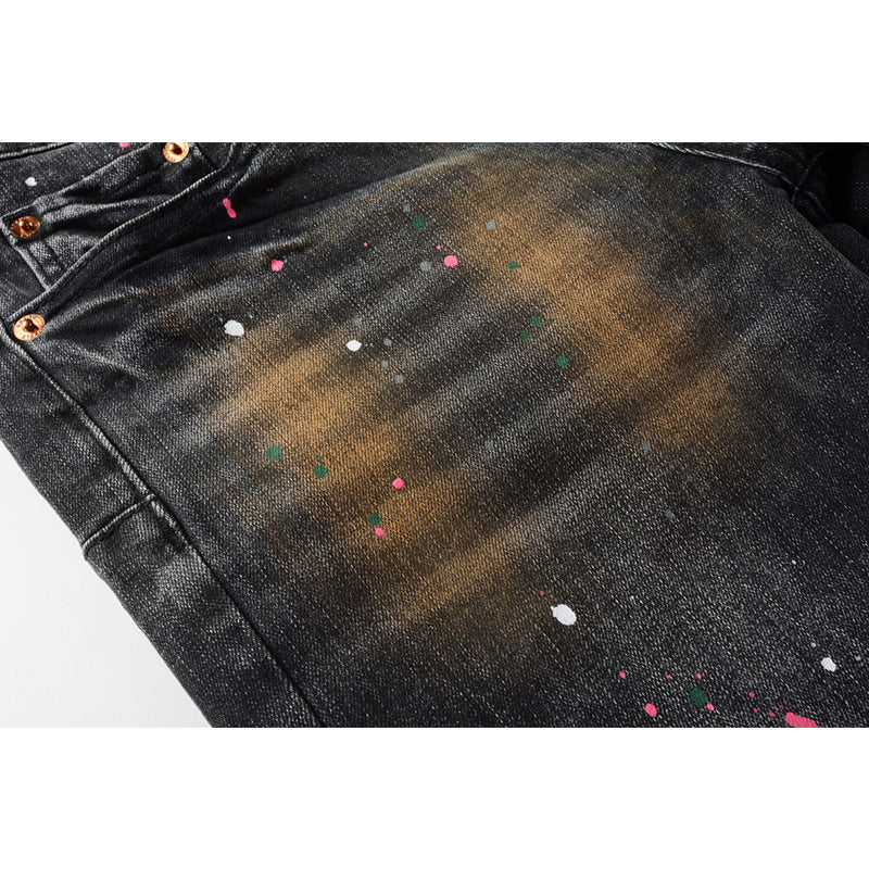 purple brand jeans Pure Cotton High Street Trend
